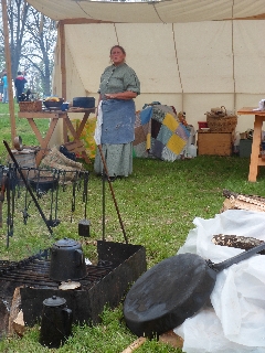 Jo cooking up a storm